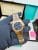 2021 Tiffany Box Papers Patek Philippe Nautilus Chronograph Rose Steel Blue Dial