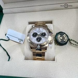 2023 New White Tag Rolex Daytona 116508 Yellow Gold Factory Meteorite Dial