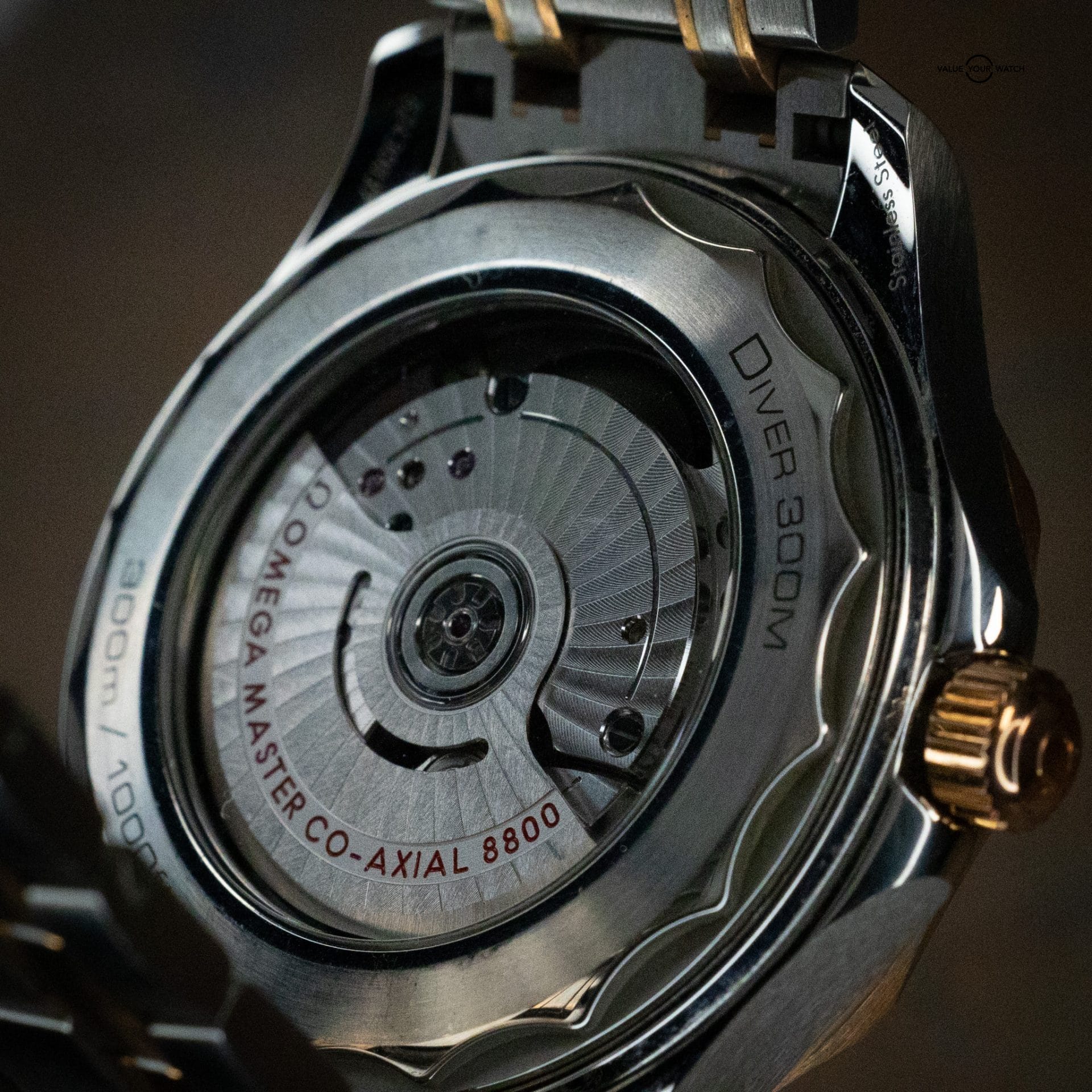 Omega Seamaster Professional Diver 300M 42mm Stainless Steel and Sedna™ Gold - Image 8