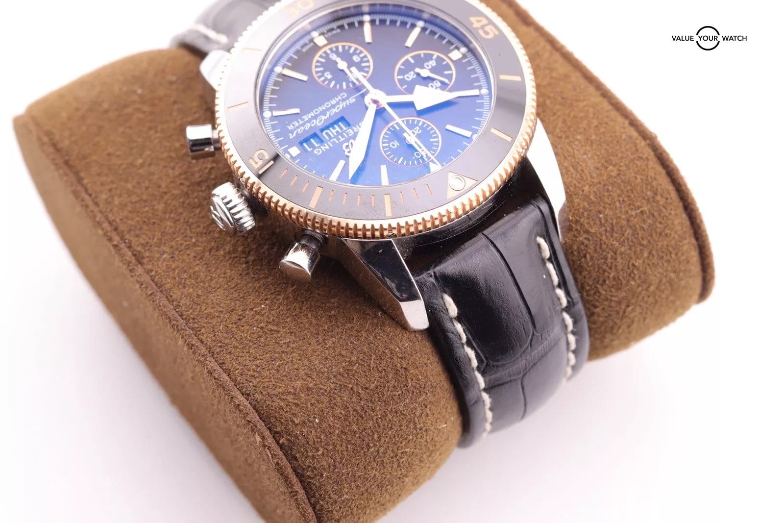 Breitling Superocean Heritage Chronograph 44 Watch with Rubber Strap - U13313 - Image 10