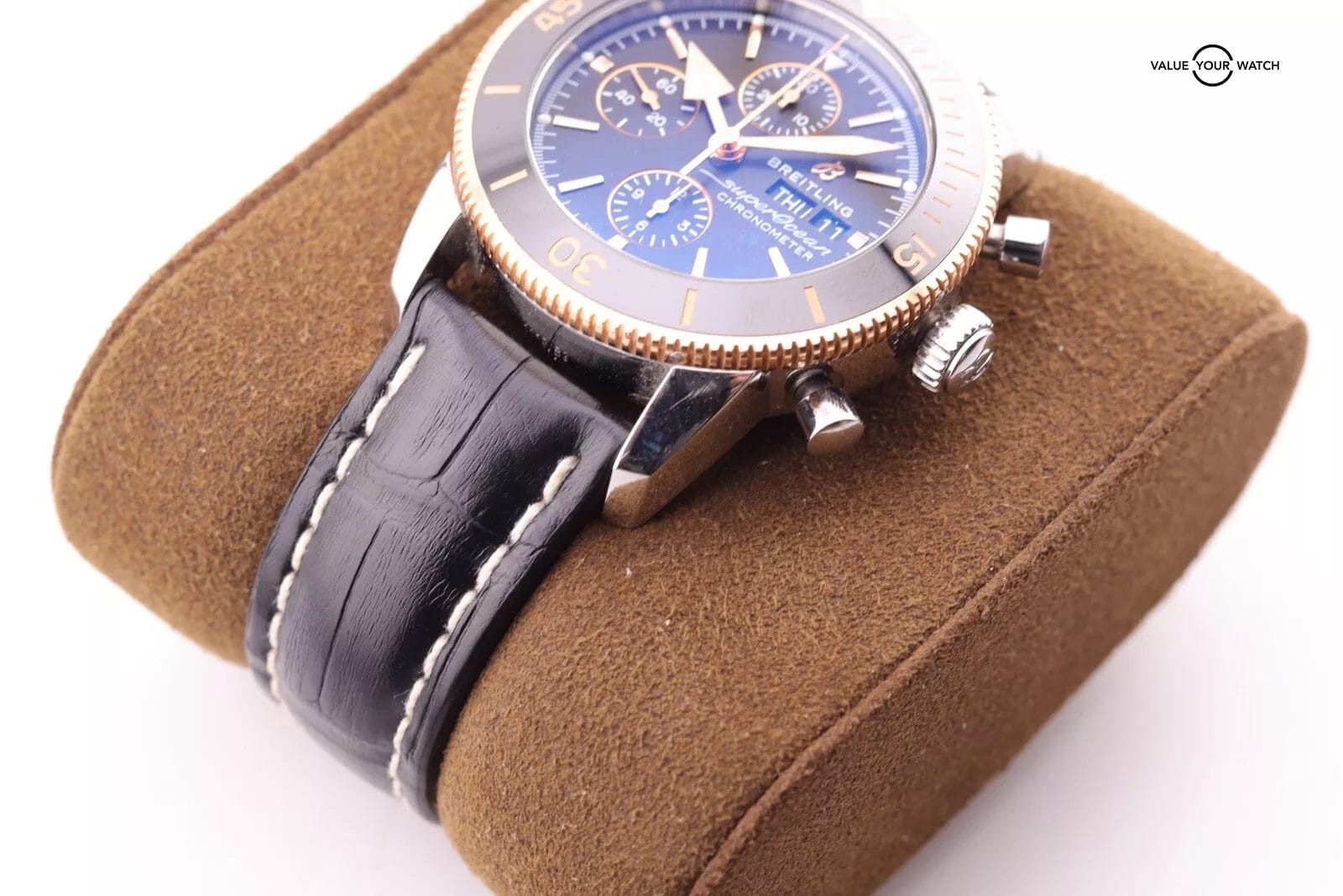 Breitling Superocean Heritage Chronograph 44 Watch with Rubber Strap - U13313 - Image 11