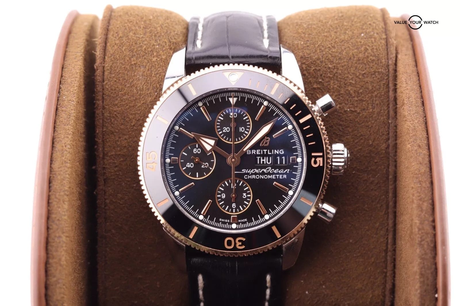 Breitling Superocean Heritage Chronograph 44 Watch with Rubber Strap - U13313 - Image 12