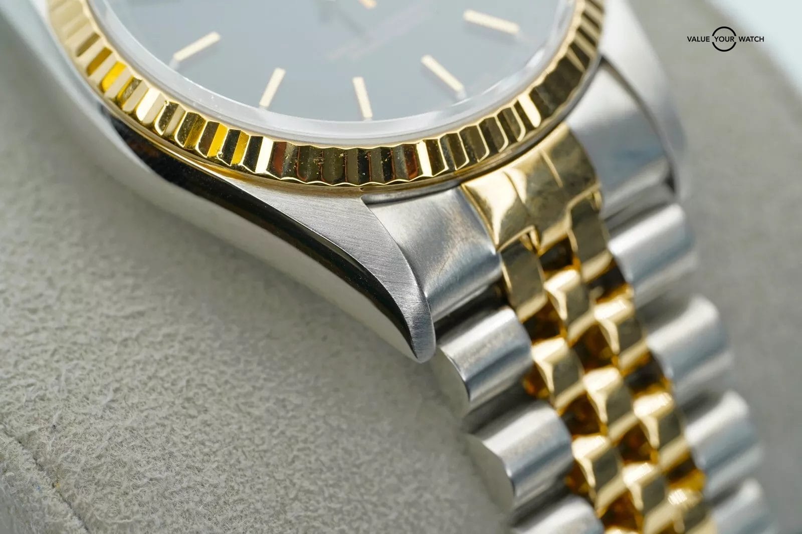 Rolex Datejust 16233 NO HOLES Black Dial 36mm 18K Yellow Gold/SS w/BOXES! - Image 5