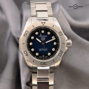 Tag Heuer Ladies Aquaracer Blue Diamond Dial NEW/UNWORN MSRP $3400