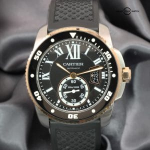 Cartier Calibre de Cartier Black Dial FULL SET MSRP $11,500 – W2CA0004