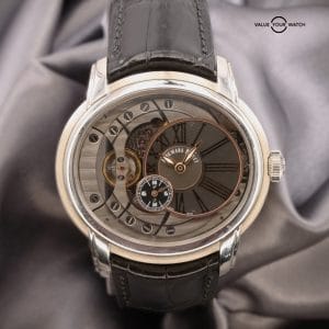Audemars Piguet Millenary 4101 Skeleton Dial MSRP $24,500 – 15350ST.OO.D002CR.01