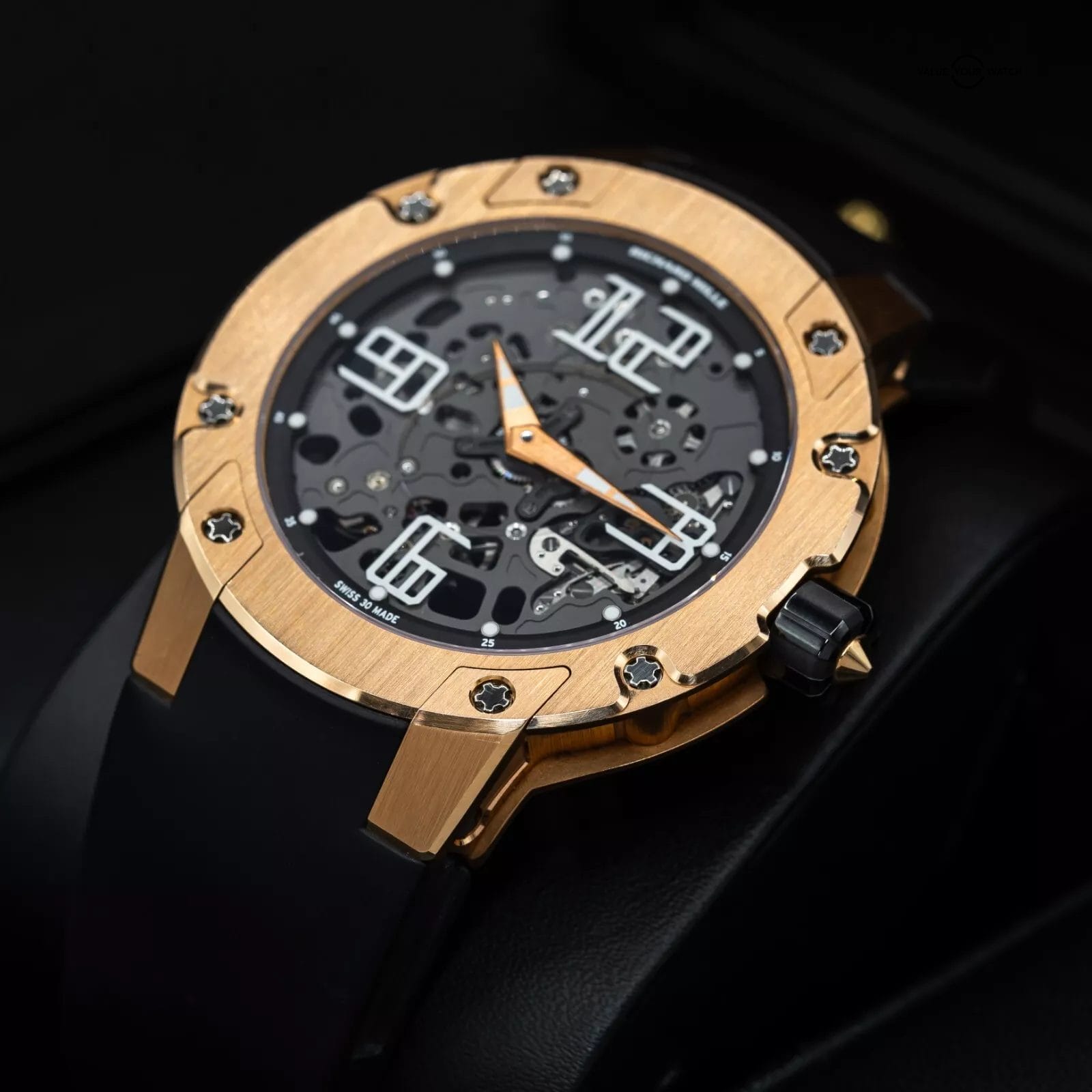 Richard Mille Extra Flat 45mm RM033, Full set with Winder Box - RM 033-AD-RG - Image 7