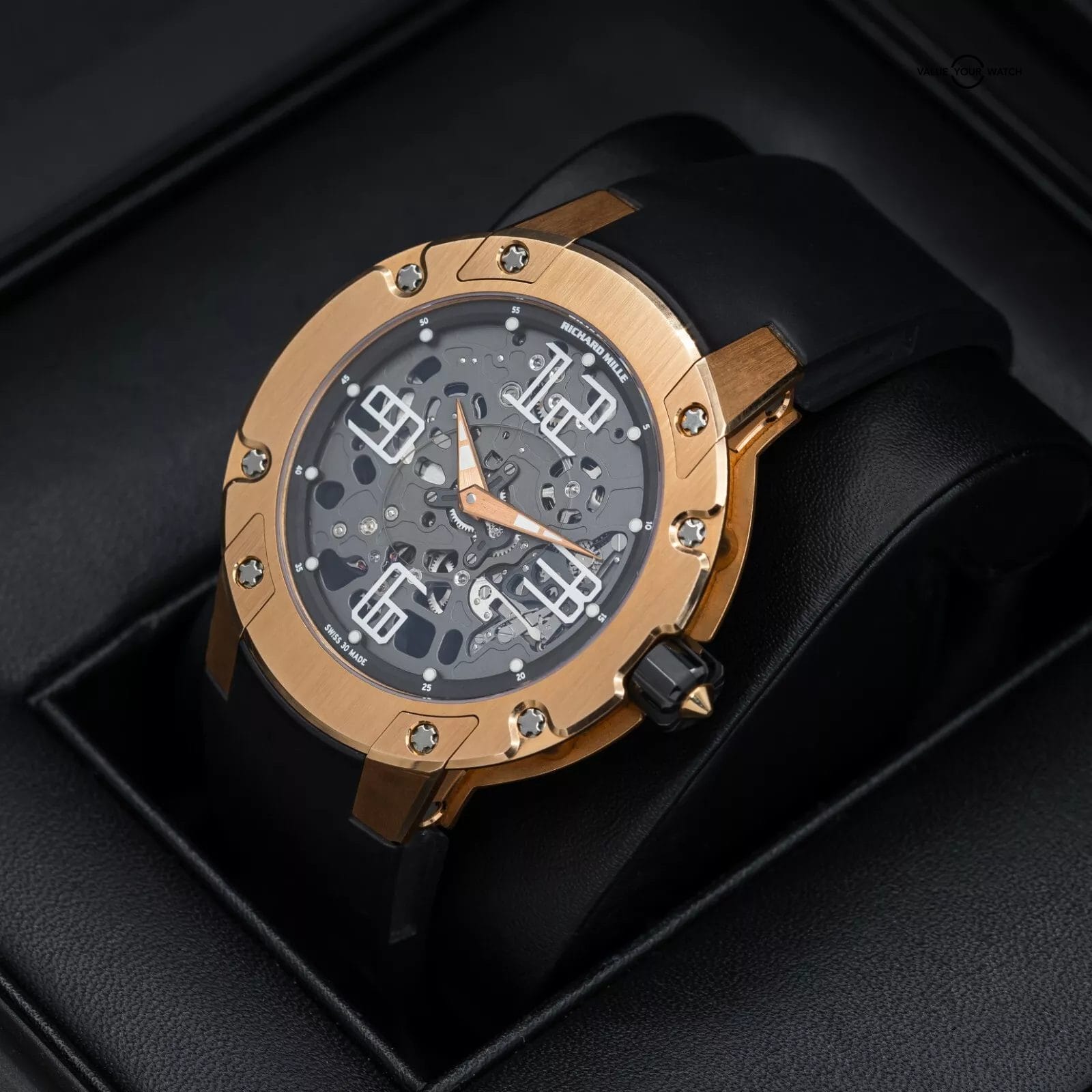 Richard Mille Extra Flat 45mm RM033, Full set with Winder Box - RM 033-AD-RG - Image 9