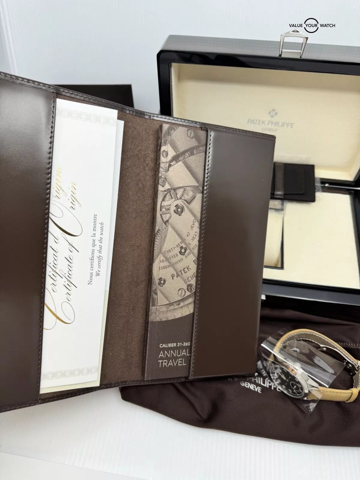 2024 Unworn Patek Philippe Complications 5326G-0011 White Gold Grey Grained Dial - Image 5