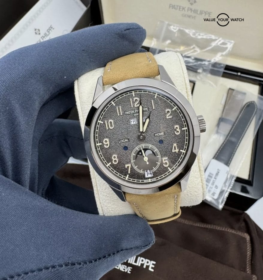 2024 Unworn Patek Philippe Complications 5326G-0011 White Gold Grey Grained Dial - Image 8