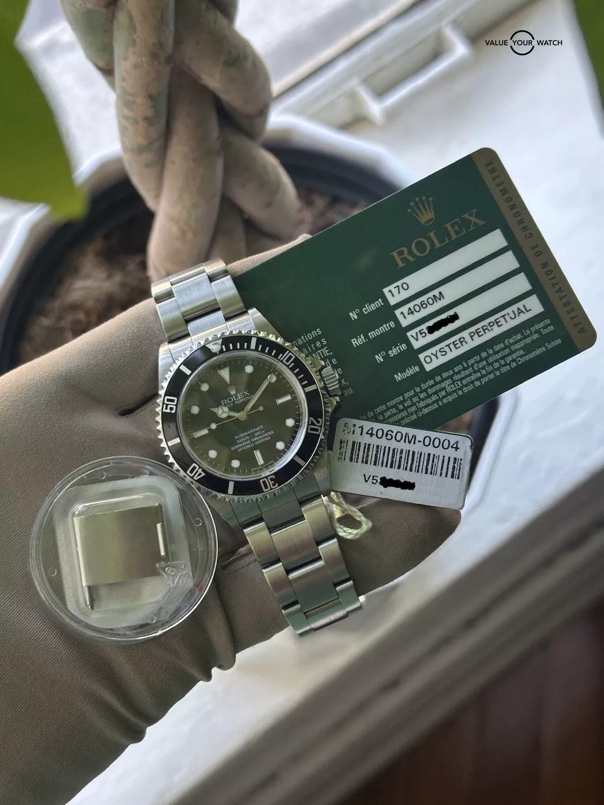 2010 Rolex Submariner No Date 14060M Engraved Rehaut 4 Liner Great Condition