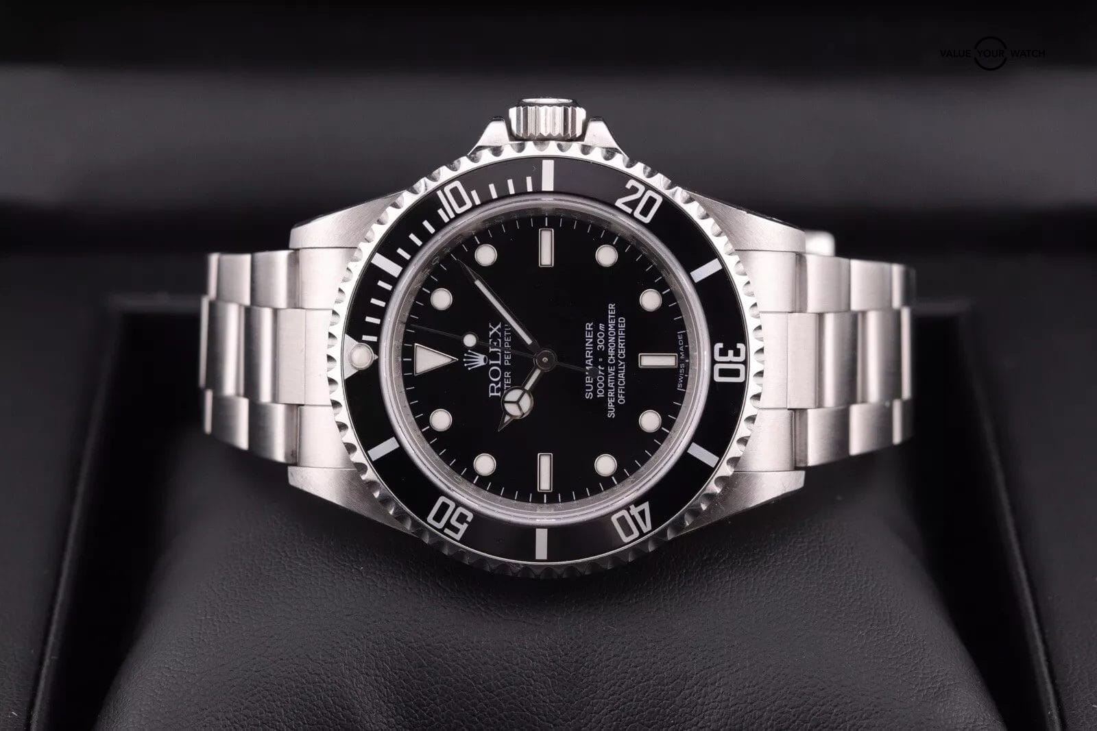 2010 Rolex Submariner No Date 14060M Engraved Rehaut 4 Liner Great Condition - Image 6