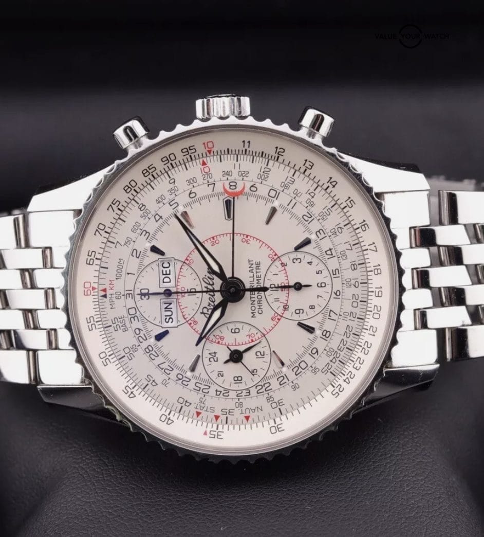 BREITLING A21330 NAVITIMER MONTBRILLANT DATORA Triple Date WATCH
