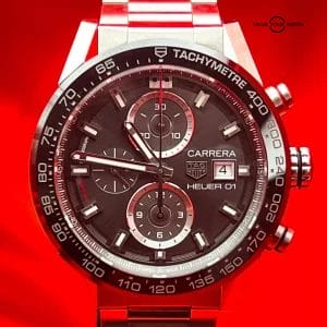 TAG Heuer Carrera Anthracite Chronograph Ceramic Men's Watch - CAR201W.BA0714