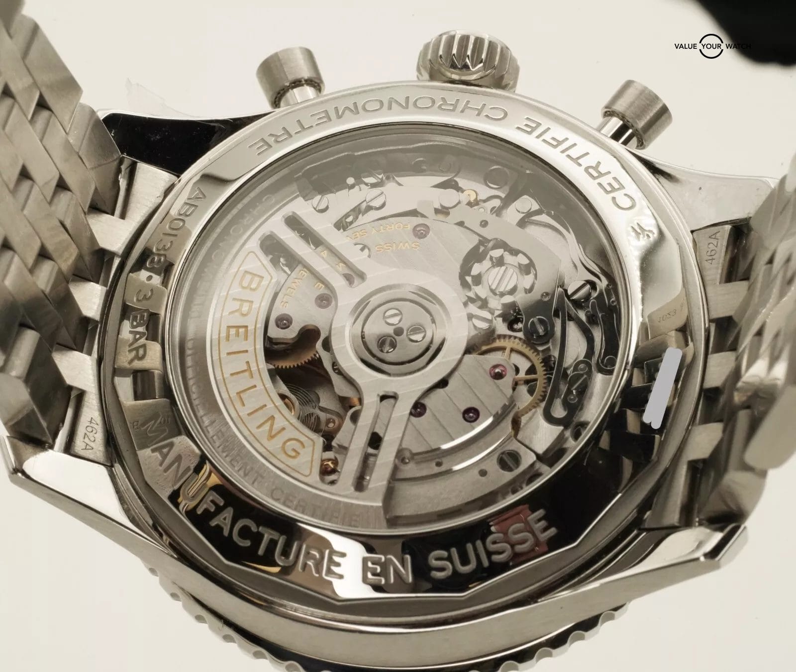 Breitling Navitimer 1 B01 Chronograph 43mm Green Dial 2 Extra Straps 2024 B/P!! - Image 4