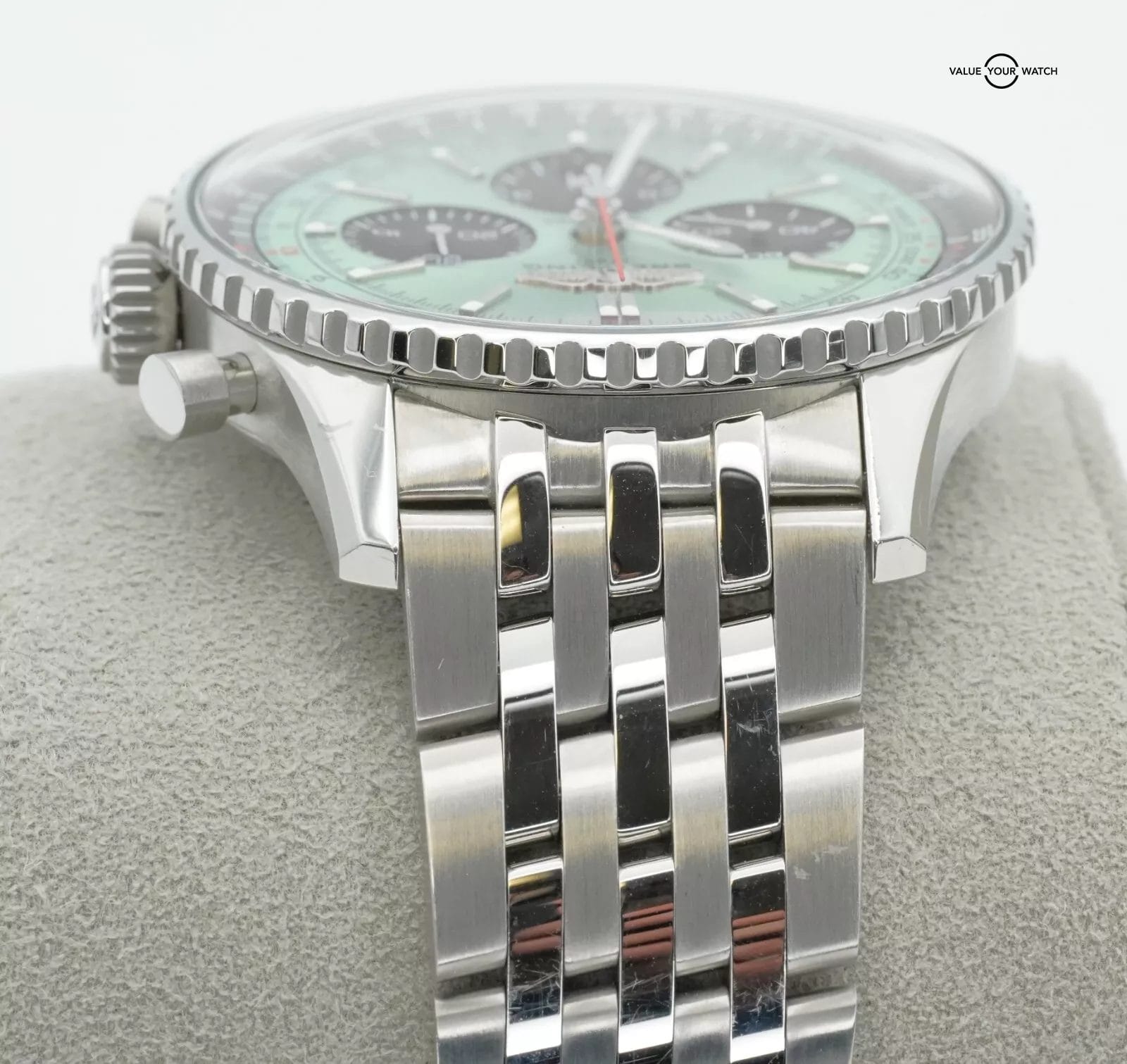 Breitling Navitimer 1 B01 Chronograph 43mm Green Dial 2 Extra Straps 2024 B/P!! - Image 7