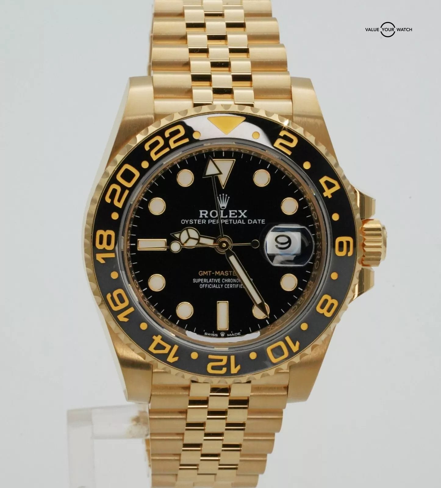 ROLEX GMT-Master II 126718GRNR 18K Yellow Gold Jubilee Black Dial 2023 B/P! - Image 14