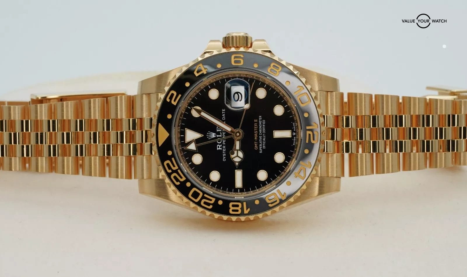 ROLEX GMT-Master II 126718GRNR 18K Yellow Gold Jubilee Black Dial 2023 B/P! - Image 15
