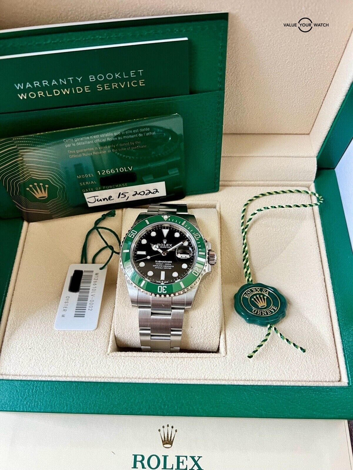 Rolex Submariner 126610LV Starbucks Kermit Mint And Complete Full Set - Image 3