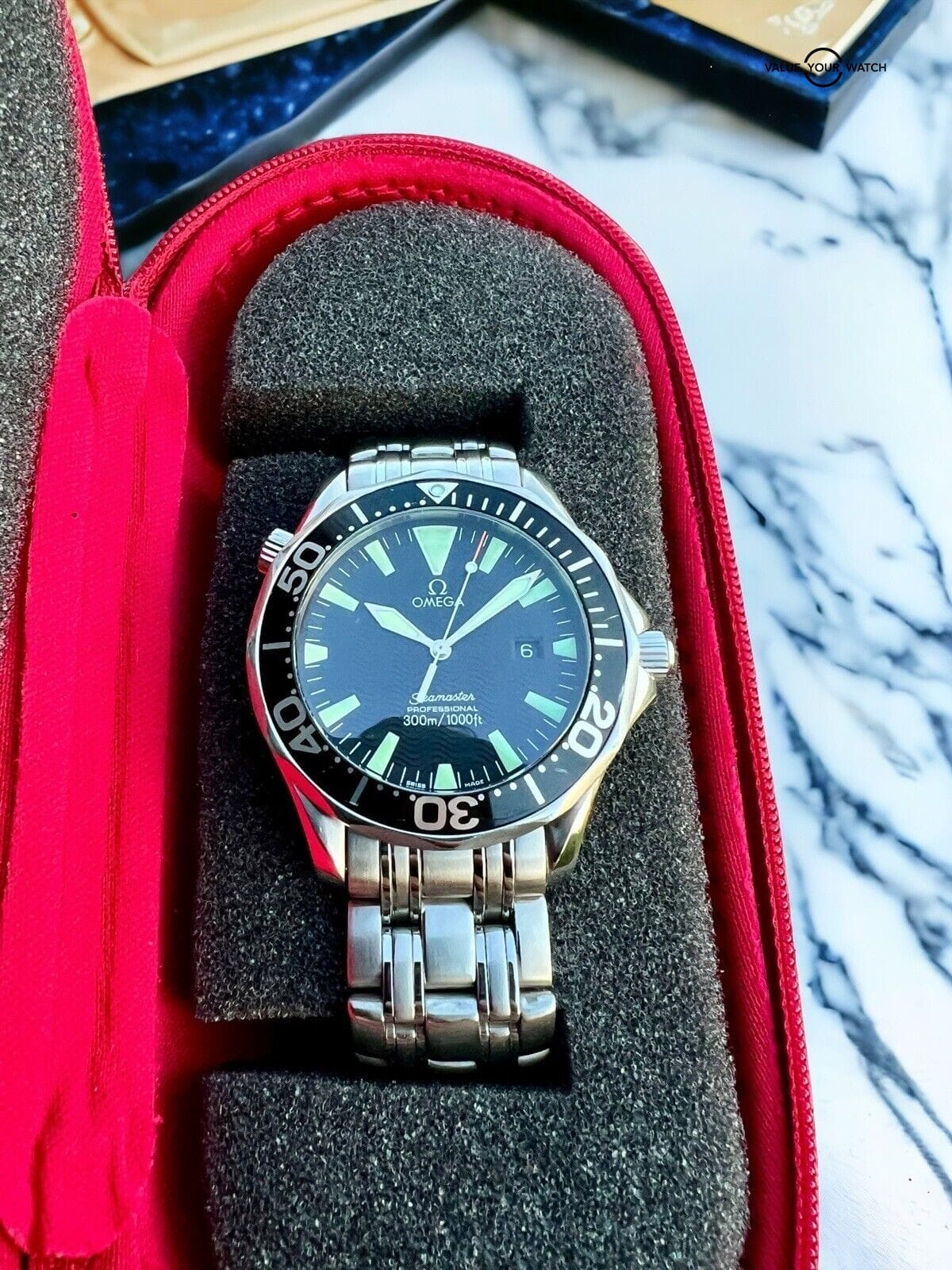 Omega Seamaster Diver 300M 41mm Black Dial Sword Hands 2264.50.00