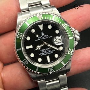 Rolex Kermit Submariner 50th Anniversary 16610LV 2007 Box/Papers