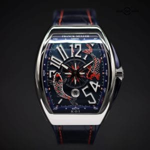 FRANCK MULLER Vanguard Limited Edition Koi Gen. II, #180 of 188 Made, Ref. V45YTSCDTACKOI2, Full Set