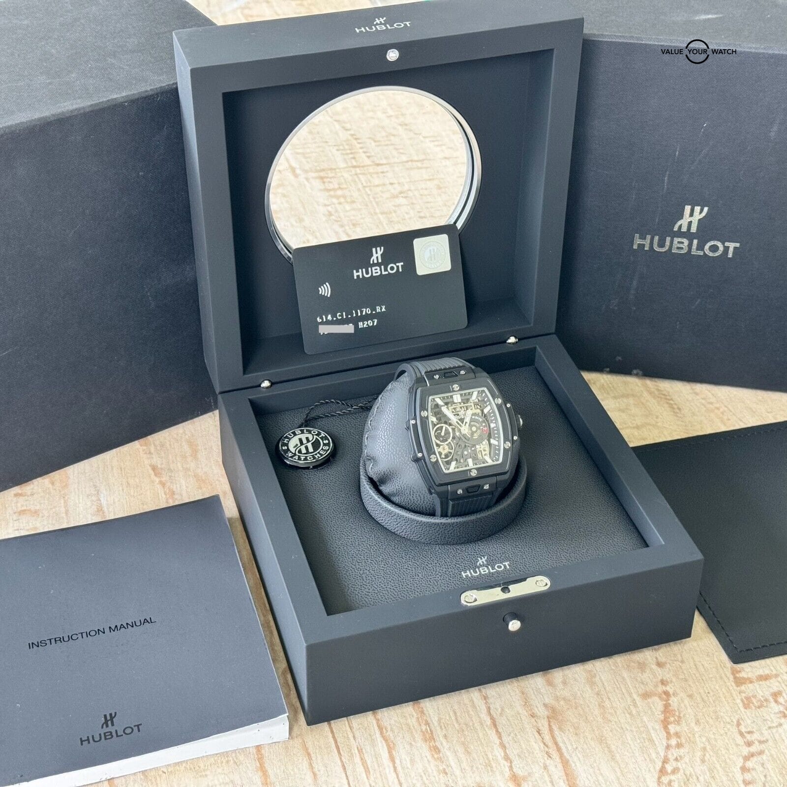 Hublot Spirit of Big Bang Meca-10 Black Magic Ceramic Full Set - 614.CI.1170.RX - Image 8