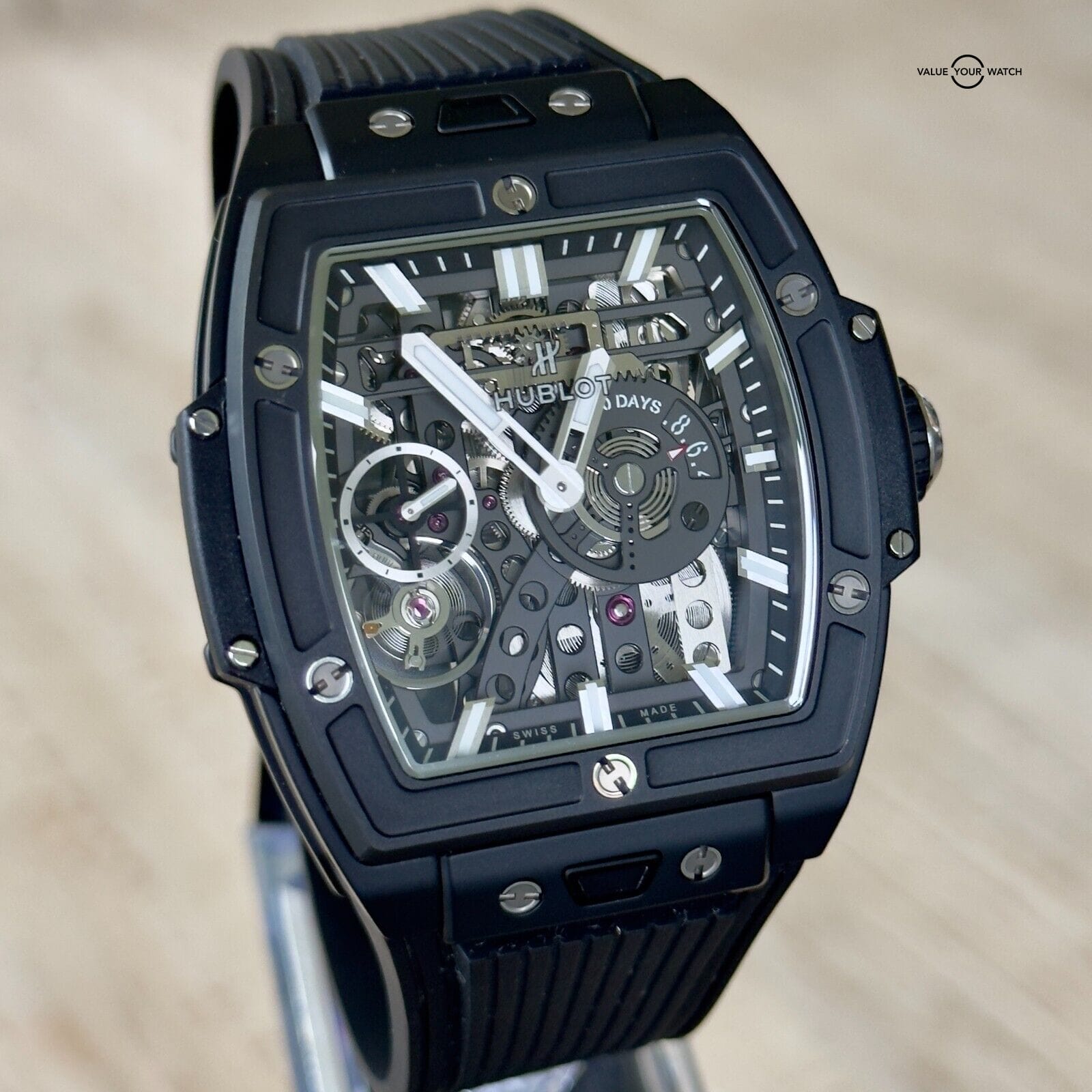 Hublot Spirit of Big Bang Meca-10 Black Magic Ceramic Full Set - 614.CI.1170.RX - Image 9
