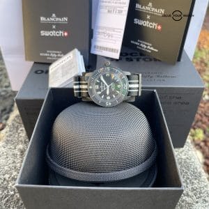 Swatch x Blancpain Ocean Of Storms Bioceramic Scuba Fifty Fathoms Black Moon New