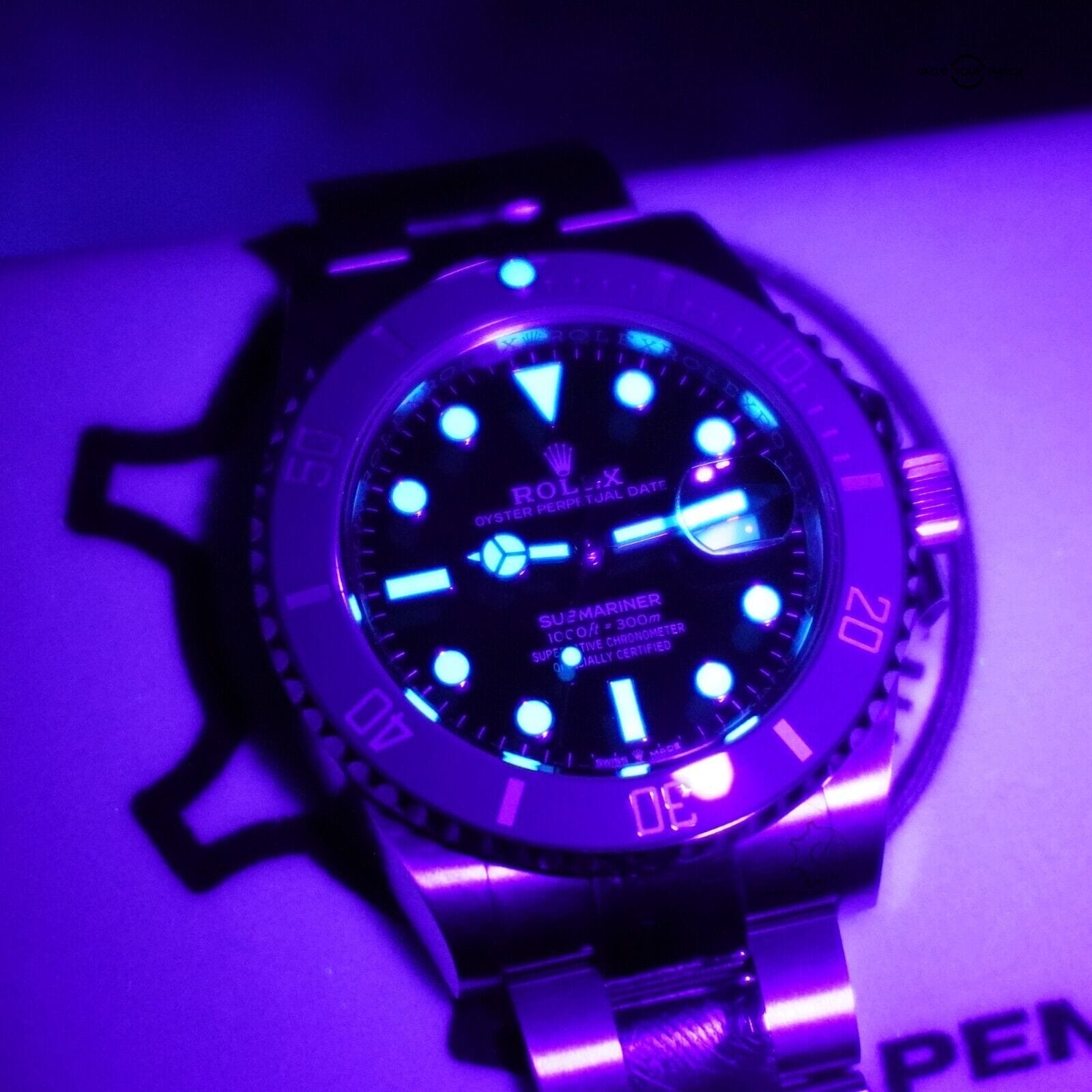 Rolex Submariner Cookie Monster 126619LB 41mm White Gold Blue Bezel B&P - Image 3