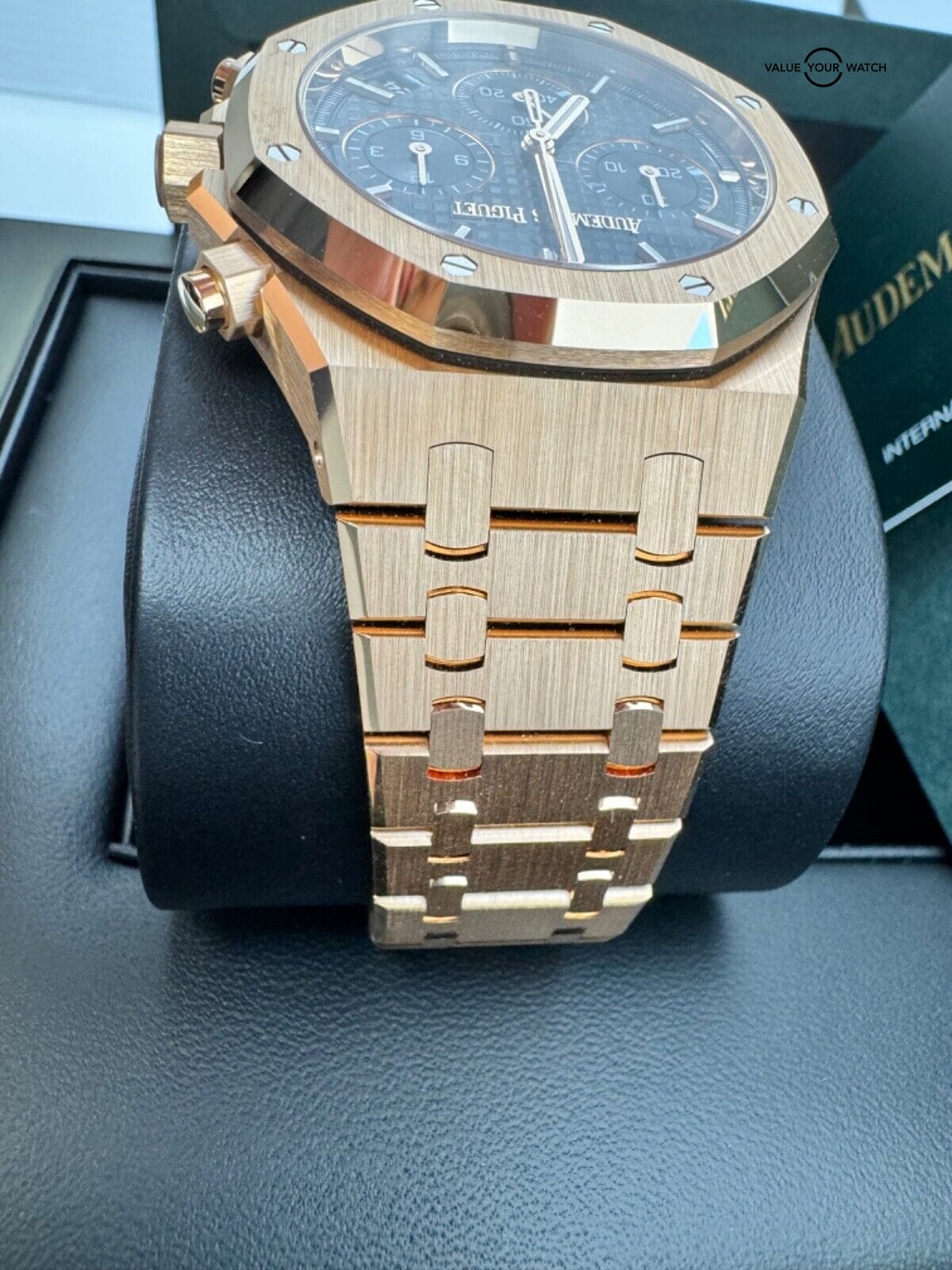 2023 Unworn Green Dial Box Papers AP Audemars Piguet 18k Rose Gold 41mm 26240OR - Image 3