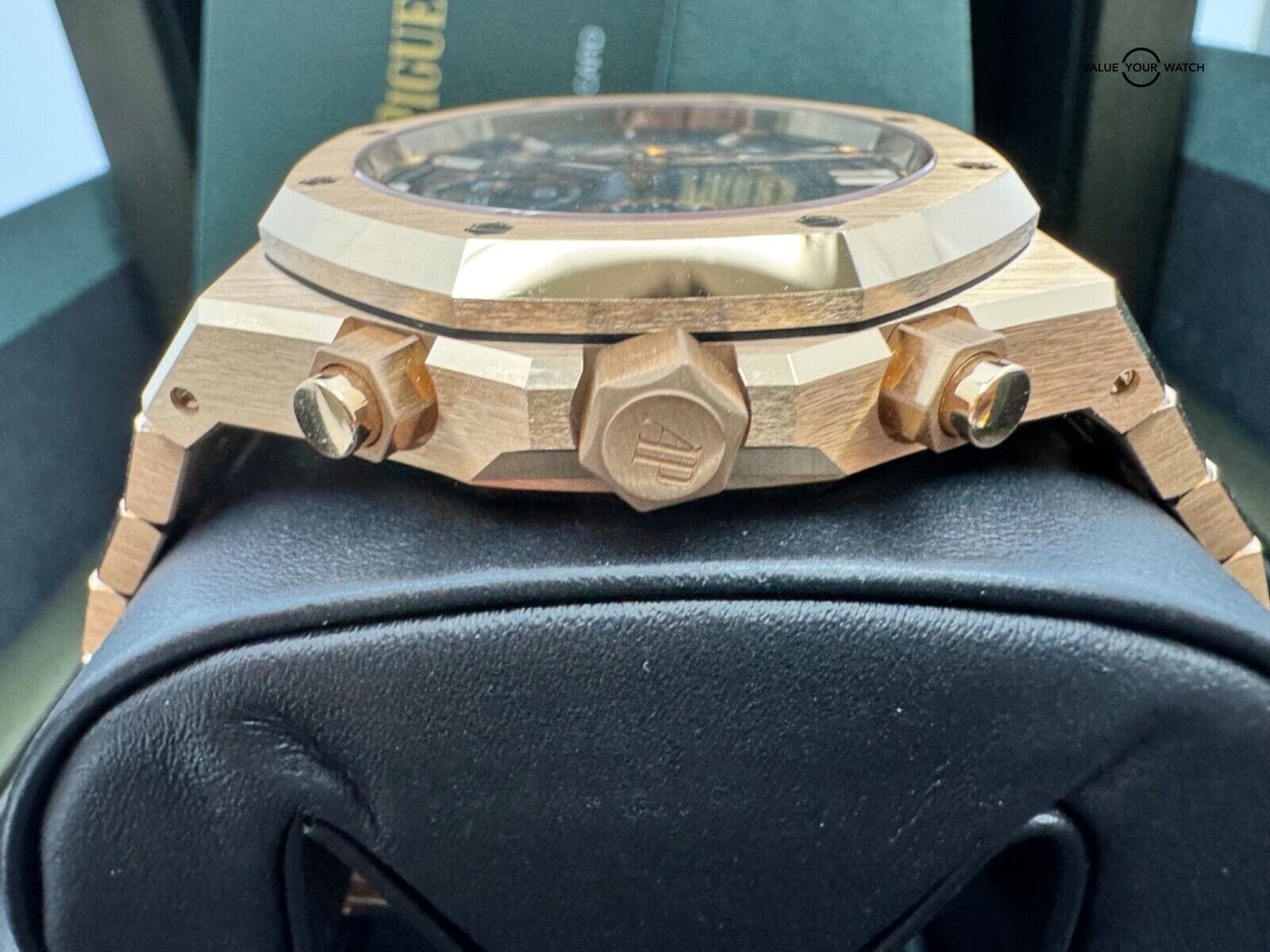 2023 Unworn Green Dial Box Papers AP Audemars Piguet 18k Rose Gold 41mm 26240OR - Image 5
