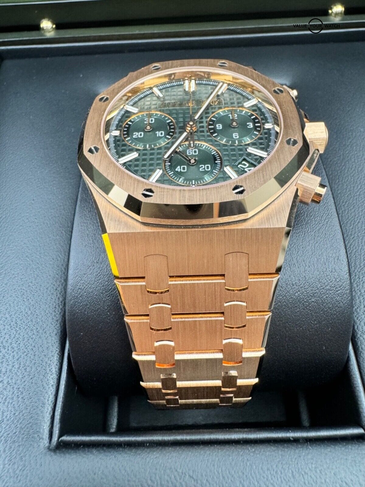 2023 Unworn Green Dial Box Papers AP Audemars Piguet 18k Rose Gold 41mm 26240OR - Image 7