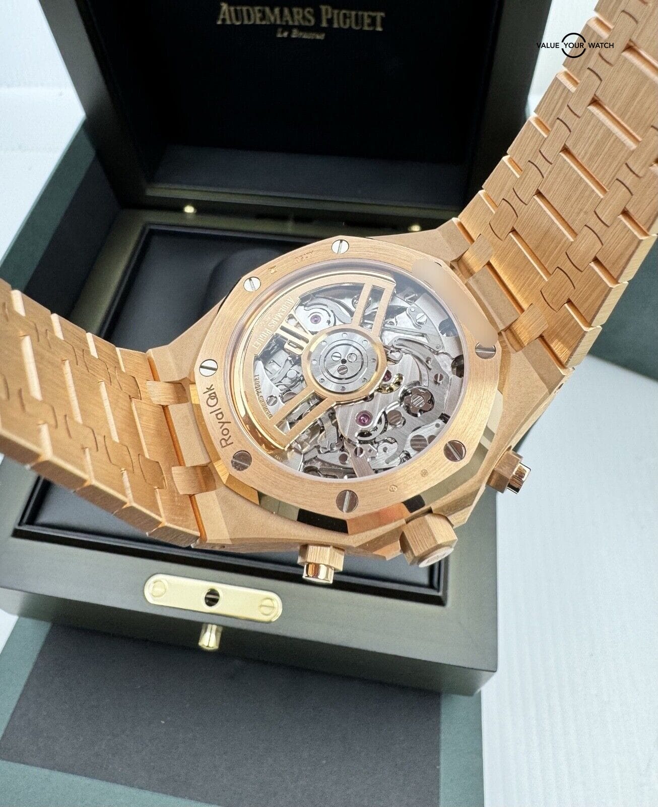 2023 Unworn Green Dial Box Papers AP Audemars Piguet 18k Rose Gold 41mm 26240OR - Image 8