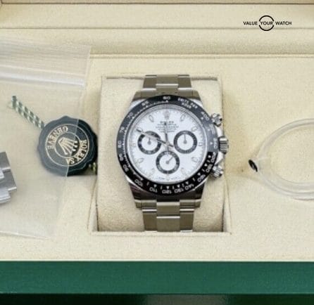 2023 Unworn Complete Set Rolex Panda Daytona 116500LN Ceramic Bezel White Dial - Image 10