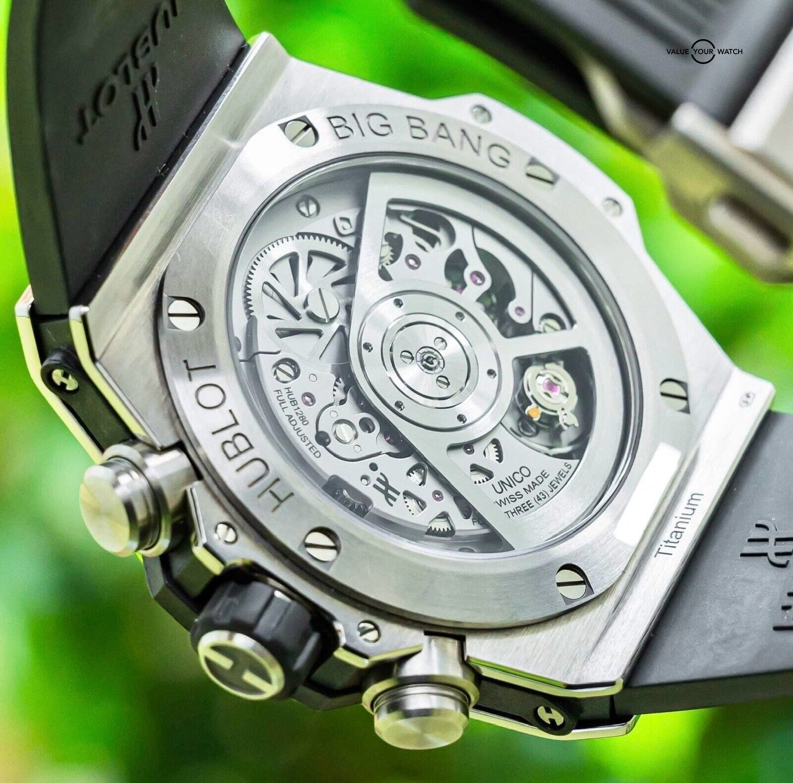 Hublot Big Bang Unico Titanium Pave Diamonds 42 mm $35K MSRP 441.NX.1170.RX.1704 - Image 13