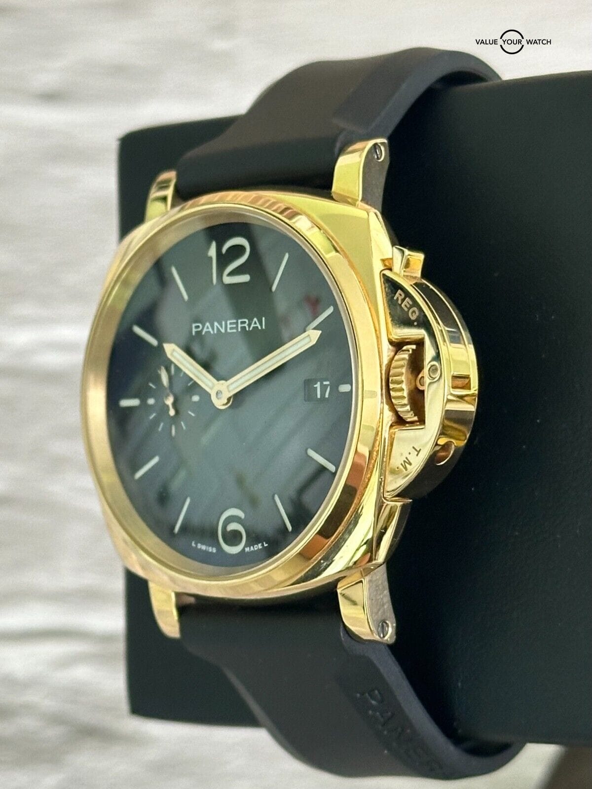 2024 Panerai Luminor Due 42mm Yellow Gold Green Dial – PAM01423 PAM1423 PAM 1423 - Image 4