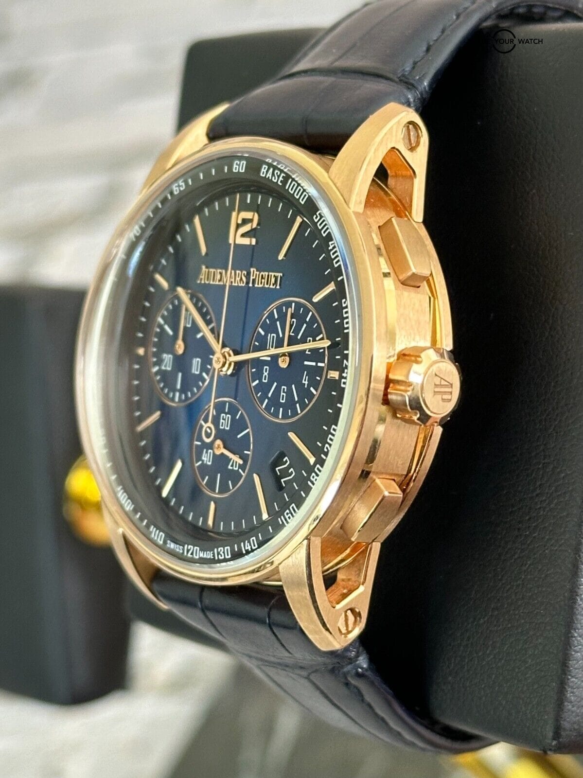 Audemars Piguet Code 11.59 Chronograph 41mm Rose Gold AP Smoked Blue 26393OR - Image 5
