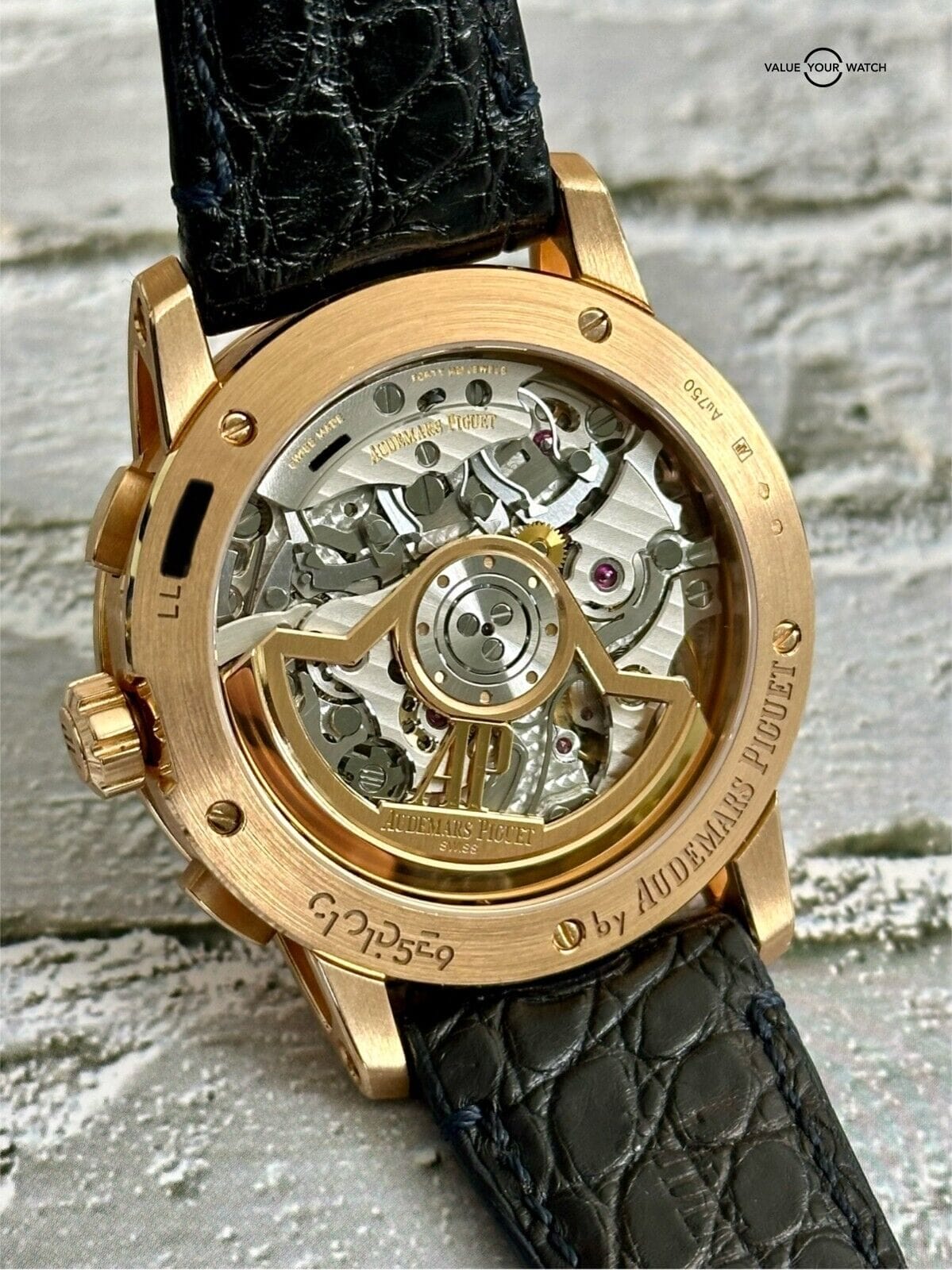 Audemars Piguet Code 11.59 Chronograph 41mm Rose Gold AP Smoked Blue 26393OR - Image 6