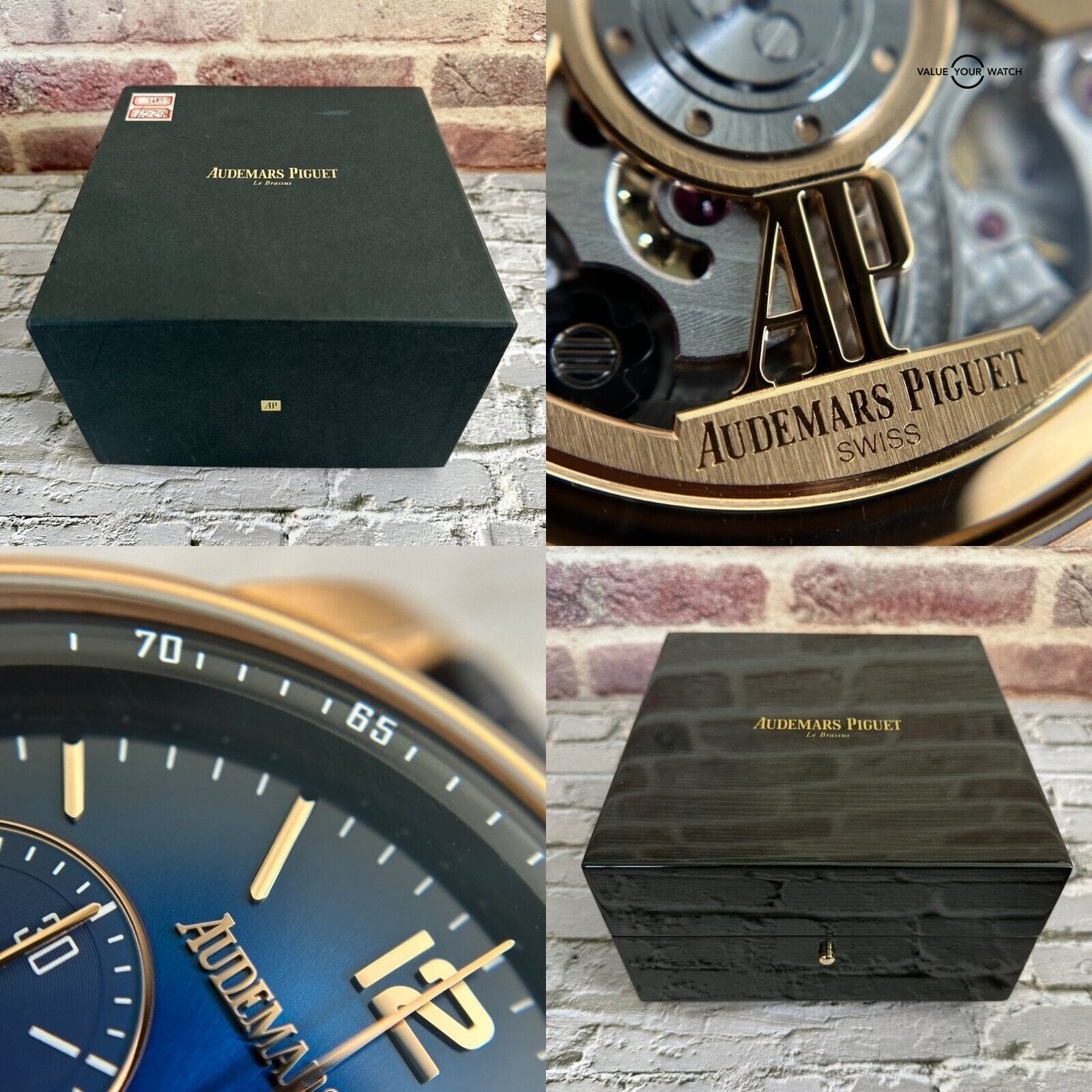 Audemars Piguet Code 11.59 Chronograph 41mm Rose Gold AP Smoked Blue 26393OR - Image 10