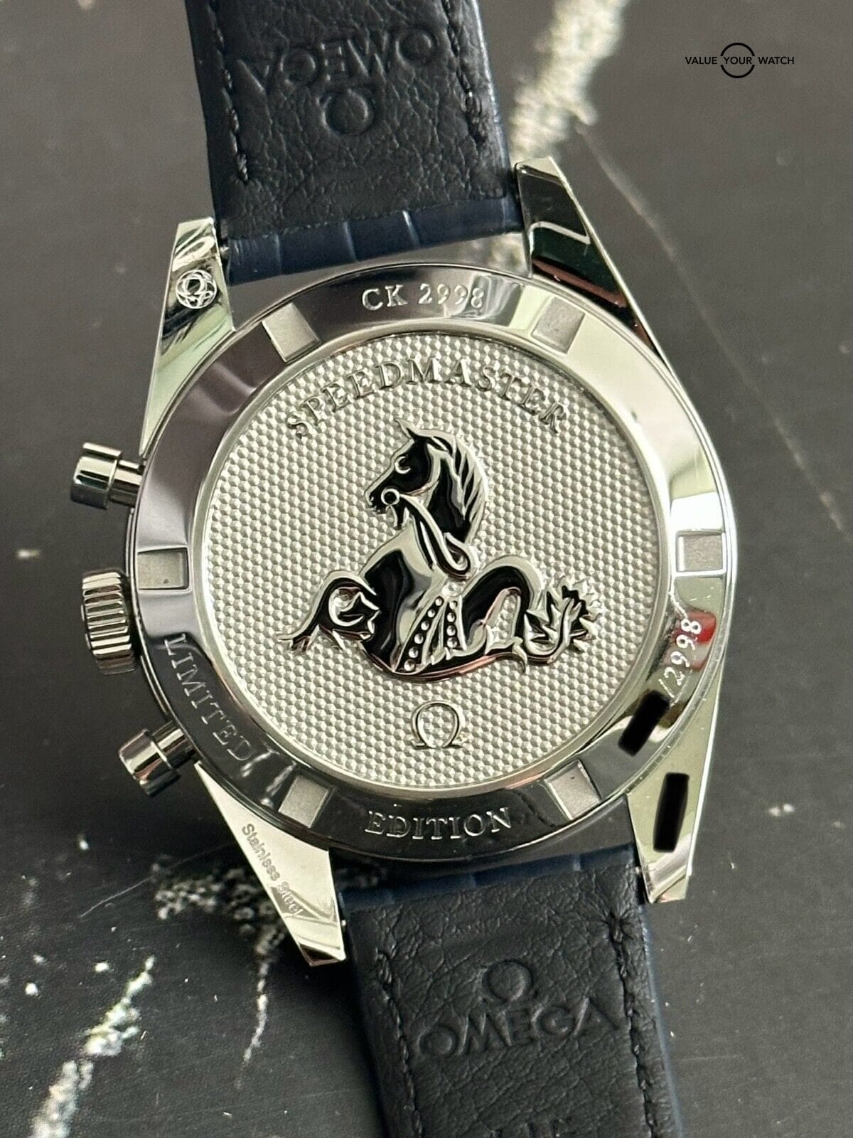 Omega Speedmaster Professional Moonwatch CK2998 Blue Anniversary Series Ltd Ed. - Image 6