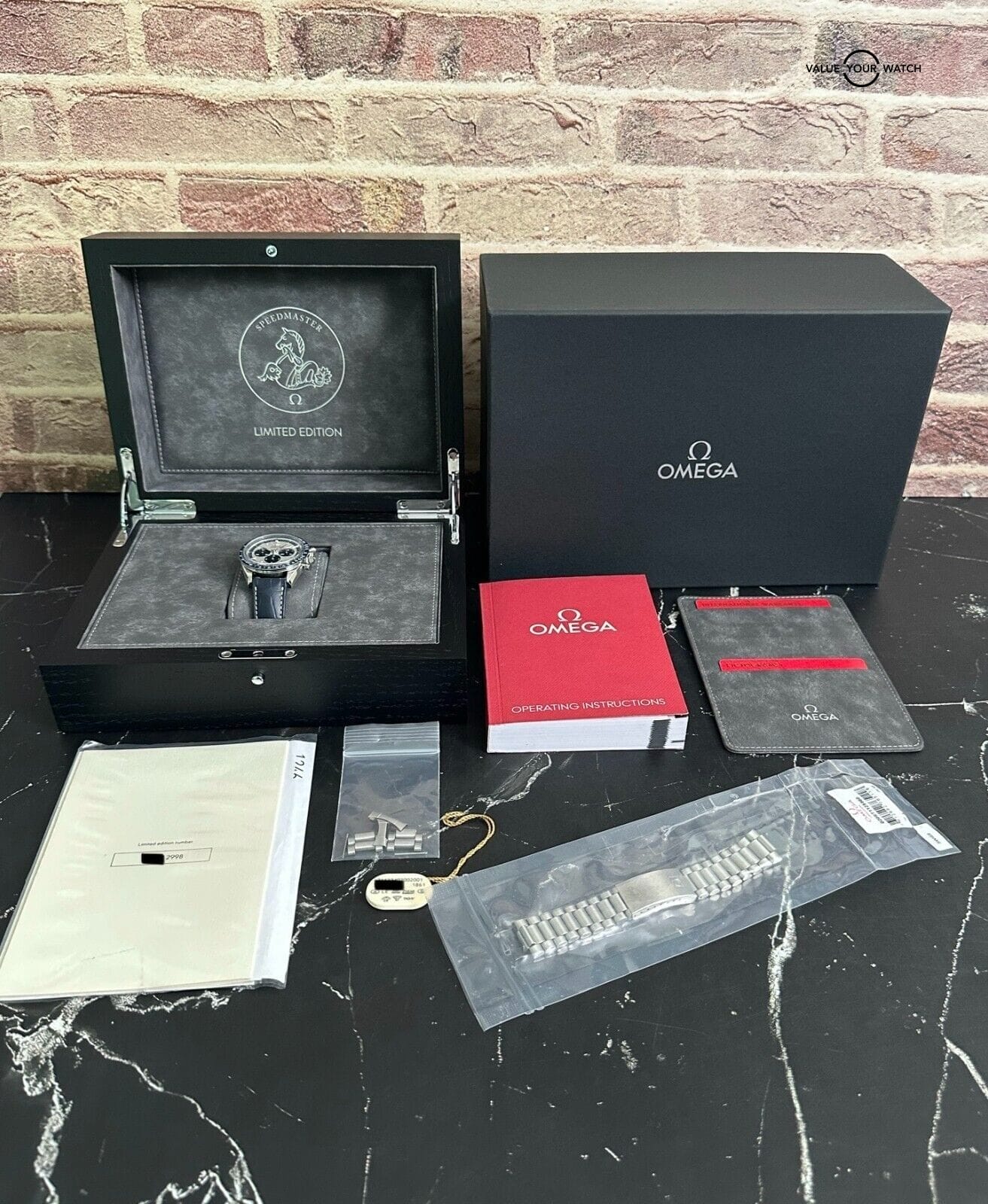 Omega Speedmaster Professional Moonwatch CK2998 Blue Anniversary Series Ltd Ed. - Image 10