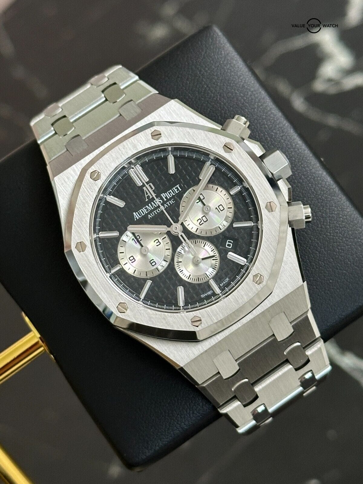 Audemars Piguet Royal Oak Chronograph 41mm AP Black Dial Reverse Panda 26331ST - Image 2