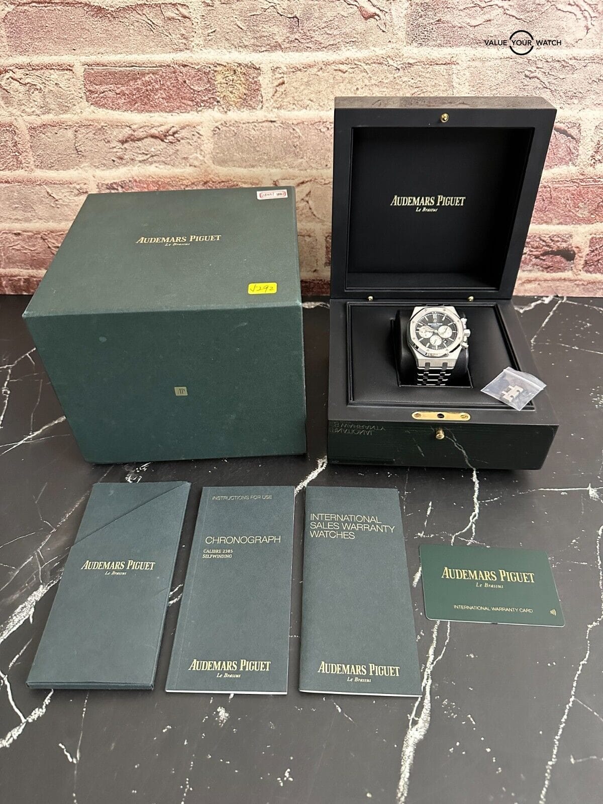 Audemars Piguet Royal Oak Chronograph 41mm AP Black Dial Reverse Panda 26331ST - Image 8