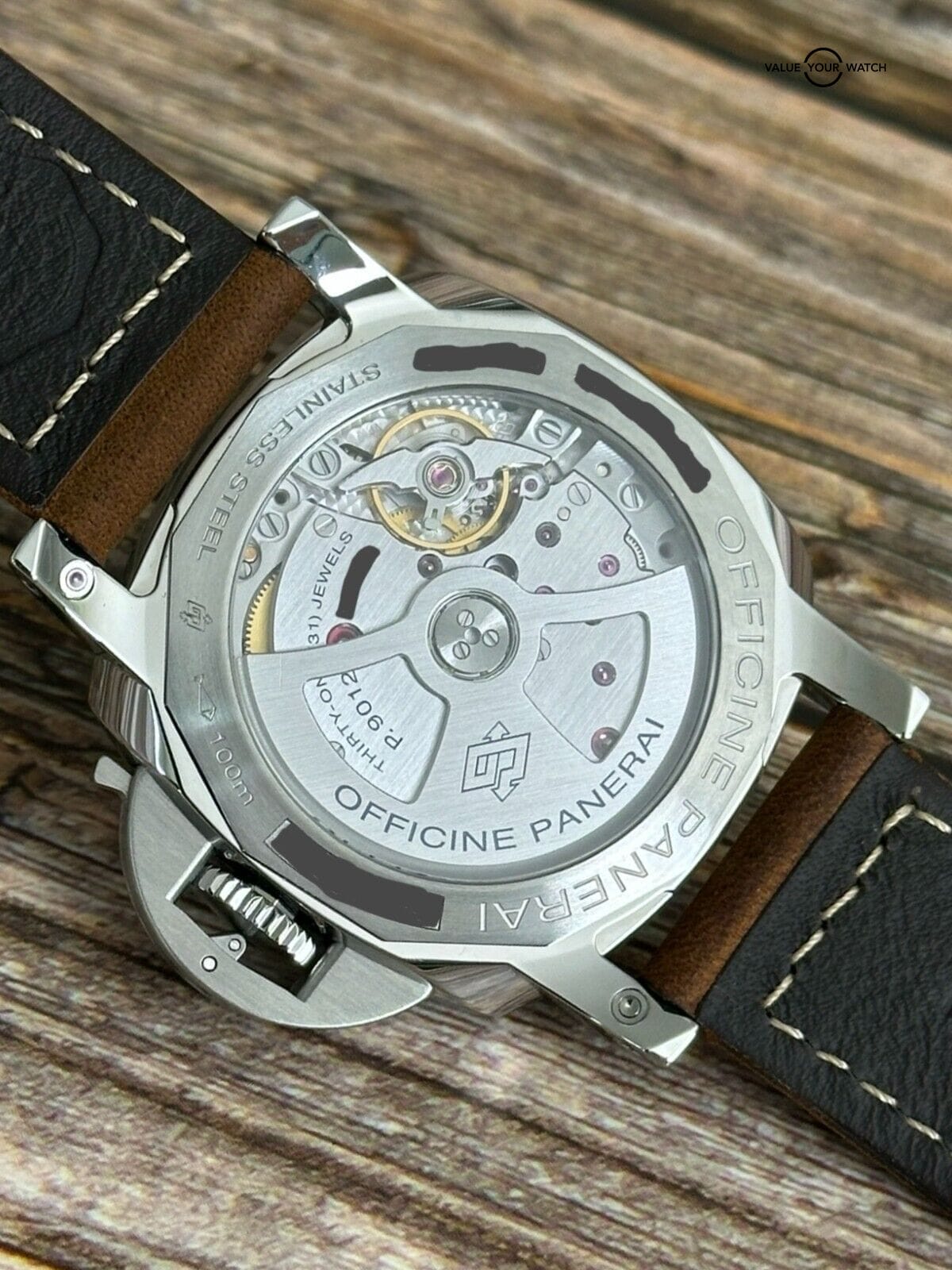 Panerai Luminor 1950 3 Days GMT Power Reserve Acciaio 42mm Hobnail PAM01537 - Image 5