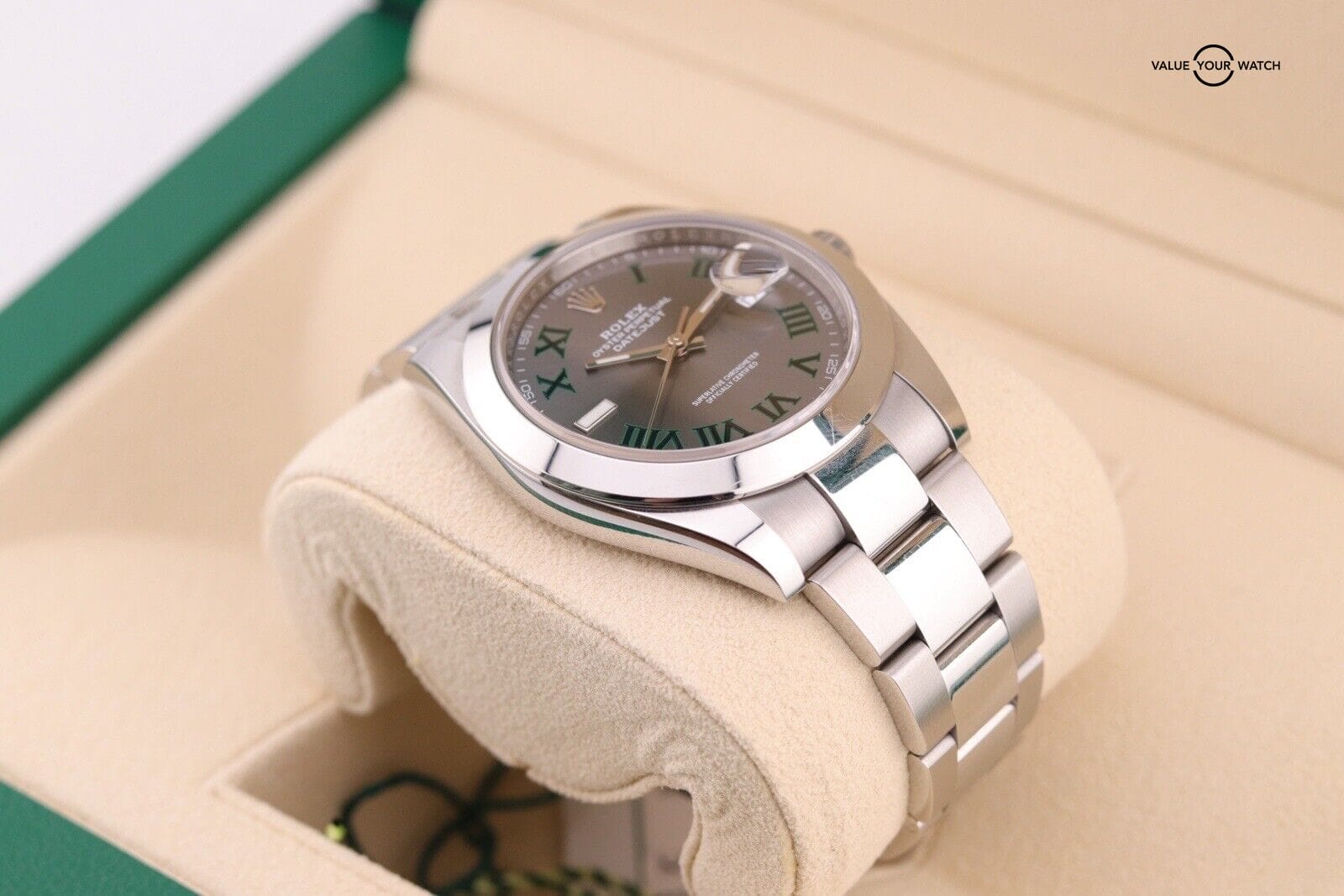 2023 Rolex Datejust 41mm | 126300 | Wimbledon Oyster | Complete Set - Image 7