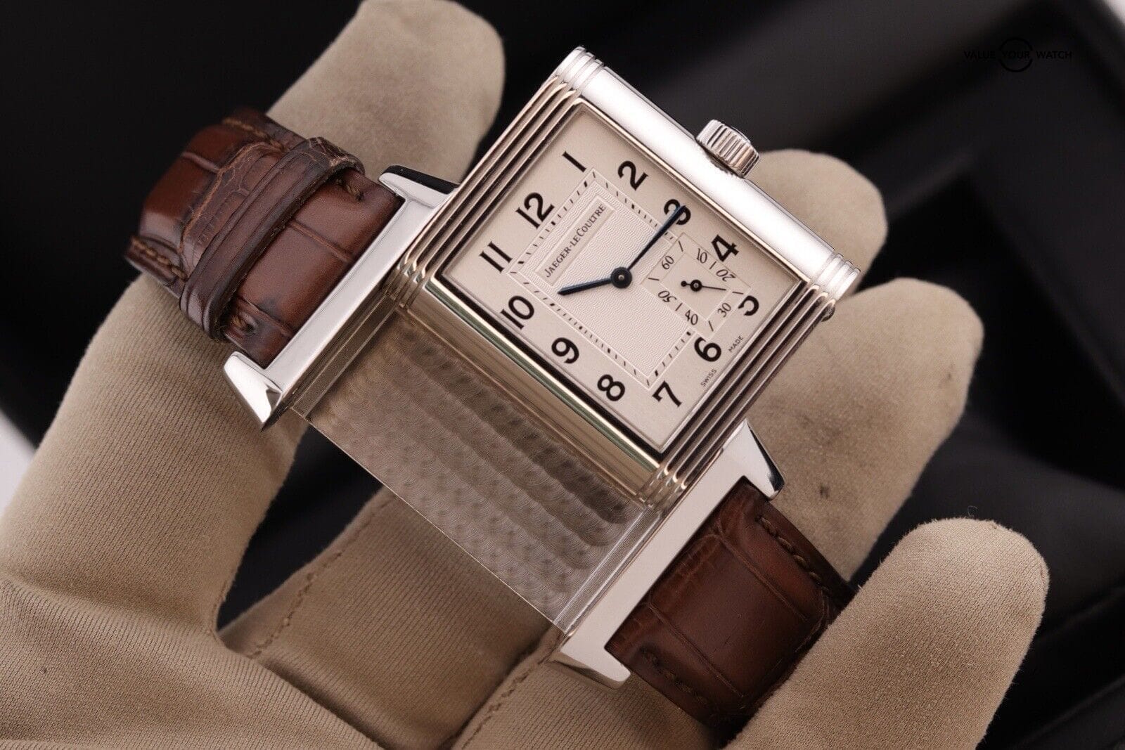 Jaeger LeCoultre Grande Reserve 240.8.14/ Q3018420 Large Case!