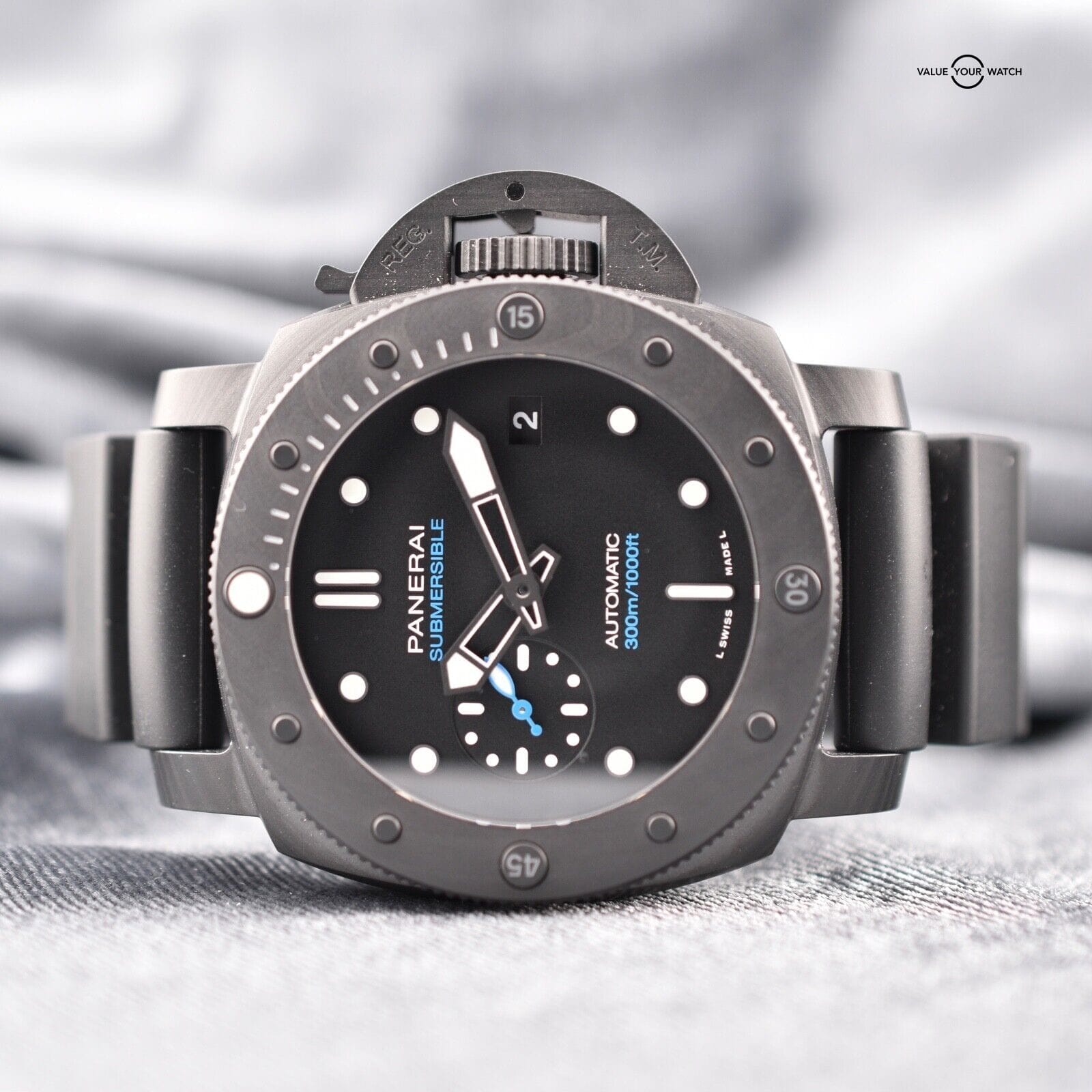 Panerai 1231 Submersible Carbotech 42mm Men's Watch, Ref. PAM01231 w/ B&P (PAM02231) - Image 15