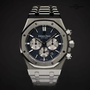 AUDEMARS PIGUET Royal Oak Chronograph, BLUE Dial, Ref. 26331ST.OO.1220ST.01, Complete Set