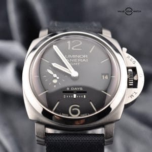 Rare Panerai Luminor Marina 1950 8 Days GMT ‘Dot Dial’ Men’s Watch, Ref PAM00233